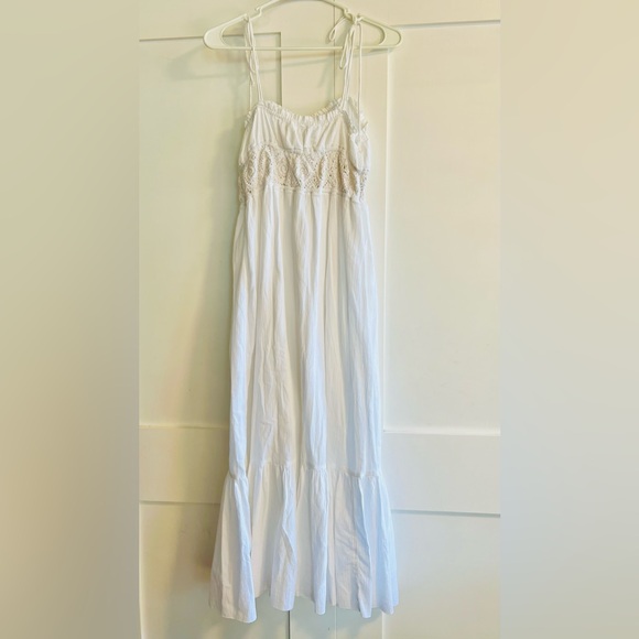 Aerie White Elastic Waist Skirt - Picture 8 of 8